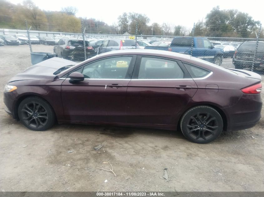 2018 FORD FUSION SE - 3FA6P0H77JR108792