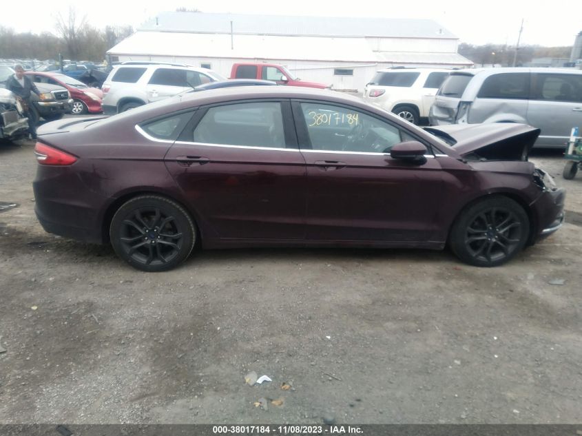 2018 FORD FUSION SE - 3FA6P0H77JR108792