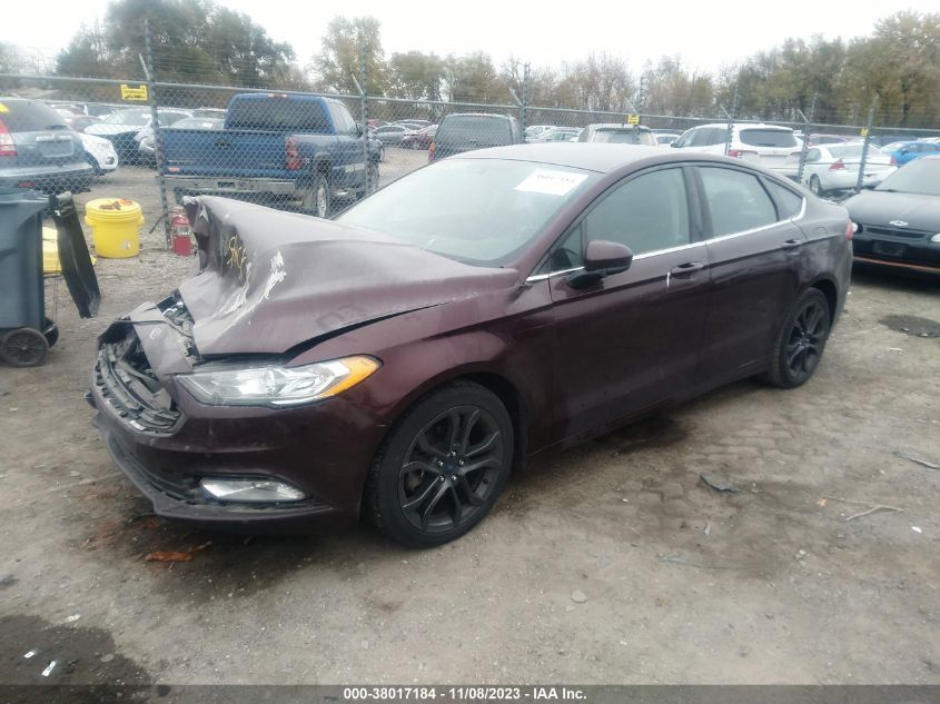 2018 FORD FUSION SE - 3FA6P0H77JR108792