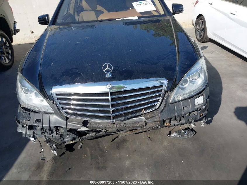 2013 MERCEDES-BENZ S-CLASS S 550 WDDNG7DB2DA497970