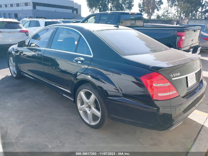 2013 MERCEDES-BENZ S-CLASS S 550 WDDNG7DB2DA497970