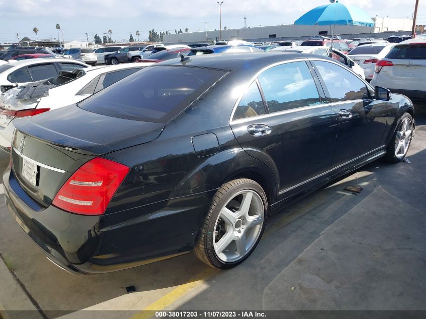 2013 MERCEDES-BENZ S-CLASS S 550 WDDNG7DB2DA497970