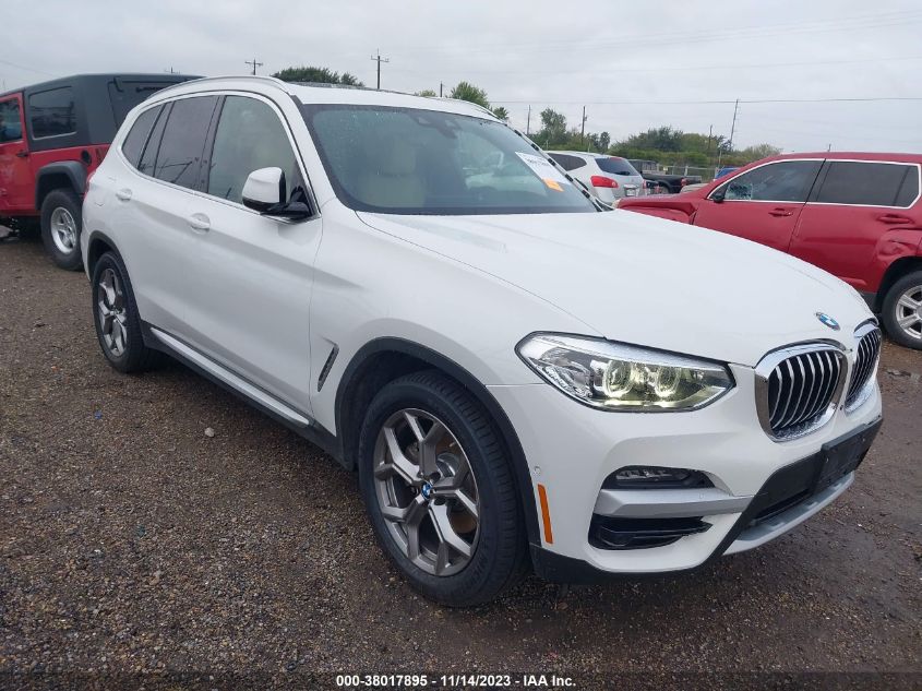 2021 BMW X3 SDRIVE30I - 5UXTY3C04M9H83457