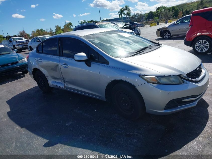 2013 HONDA CIVIC LX - 19XFB2F51DE095541