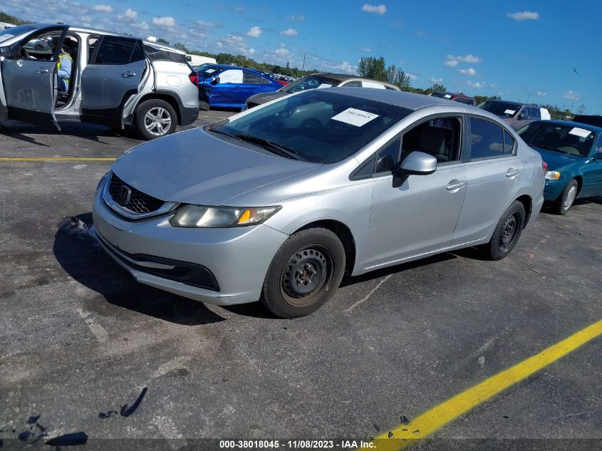 2013 HONDA CIVIC LX - 19XFB2F51DE095541