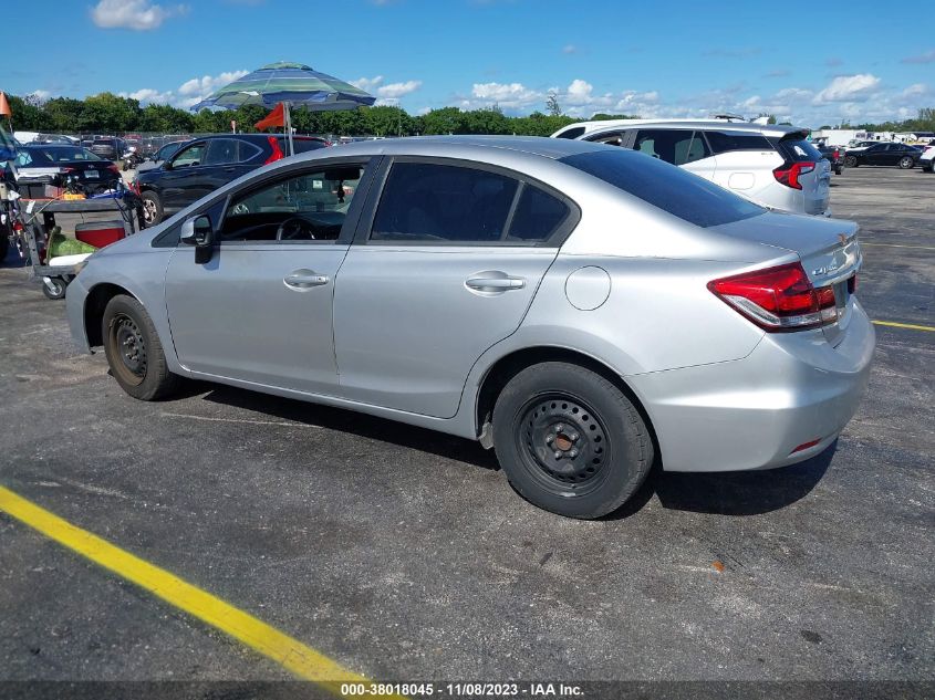 2013 HONDA CIVIC LX - 19XFB2F51DE095541