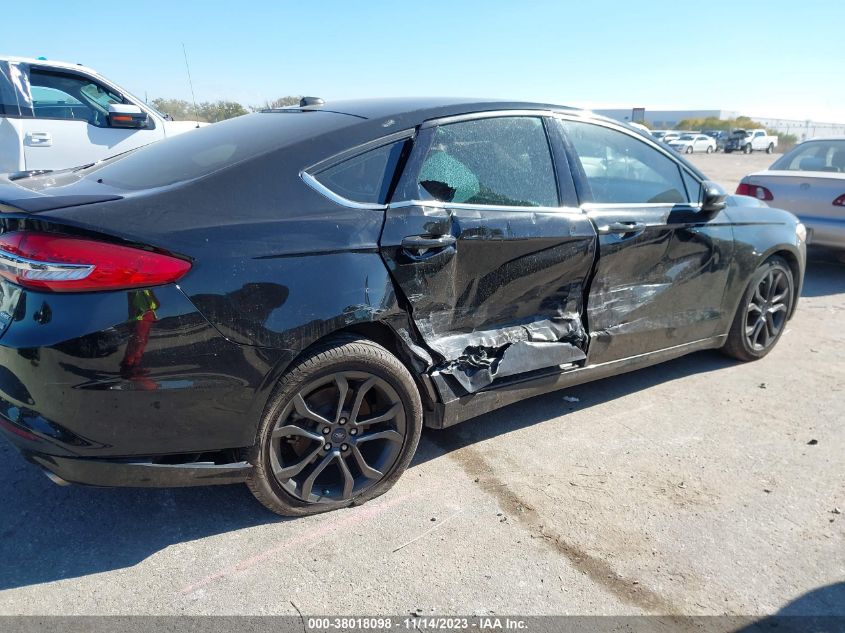 2018 FORD FUSION SE - 3FA6P0HD6JR149954