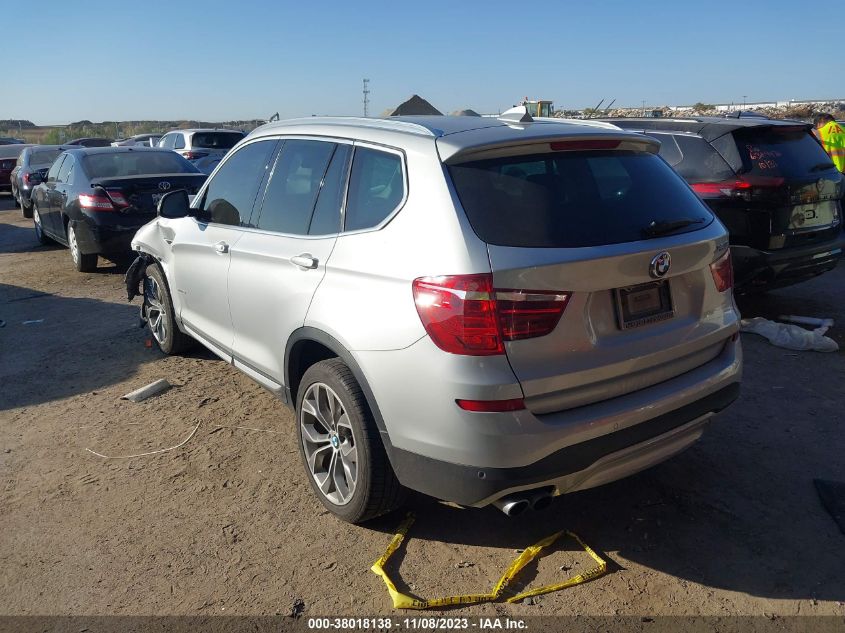 2017 BMW X3 XDRIVE28I - 5UXWX9C56H0T12187