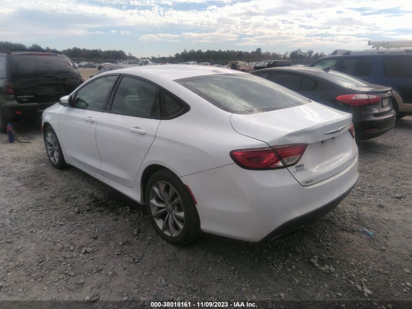 2015 CHRYSLER 200 S - 1C3CCCBB1FN743707