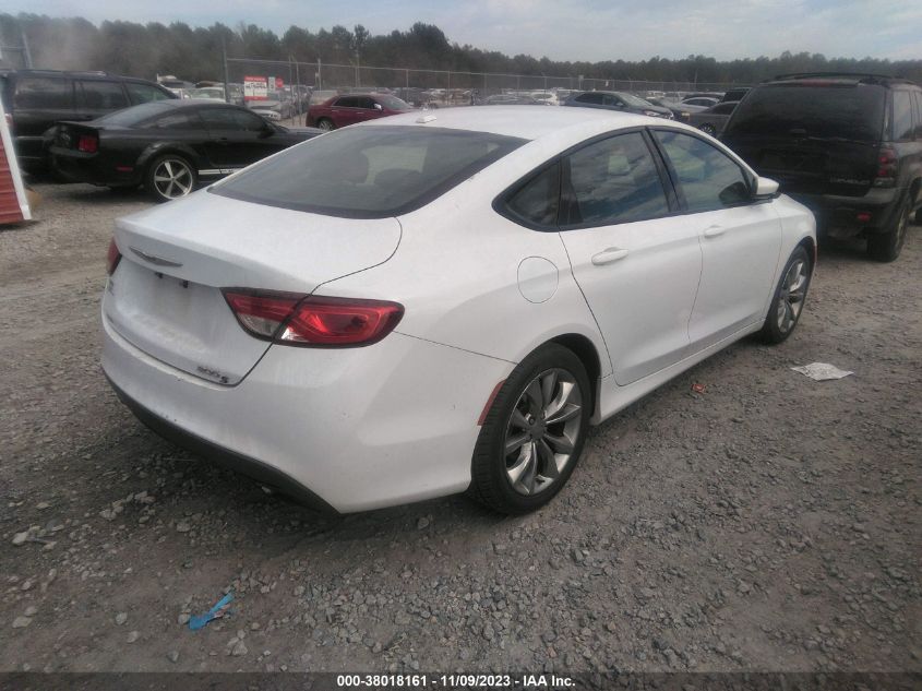 2015 CHRYSLER 200 S - 1C3CCCBB1FN743707