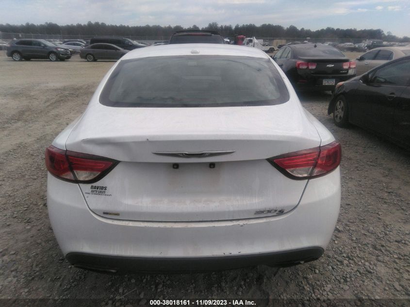 2015 CHRYSLER 200 S - 1C3CCCBB1FN743707