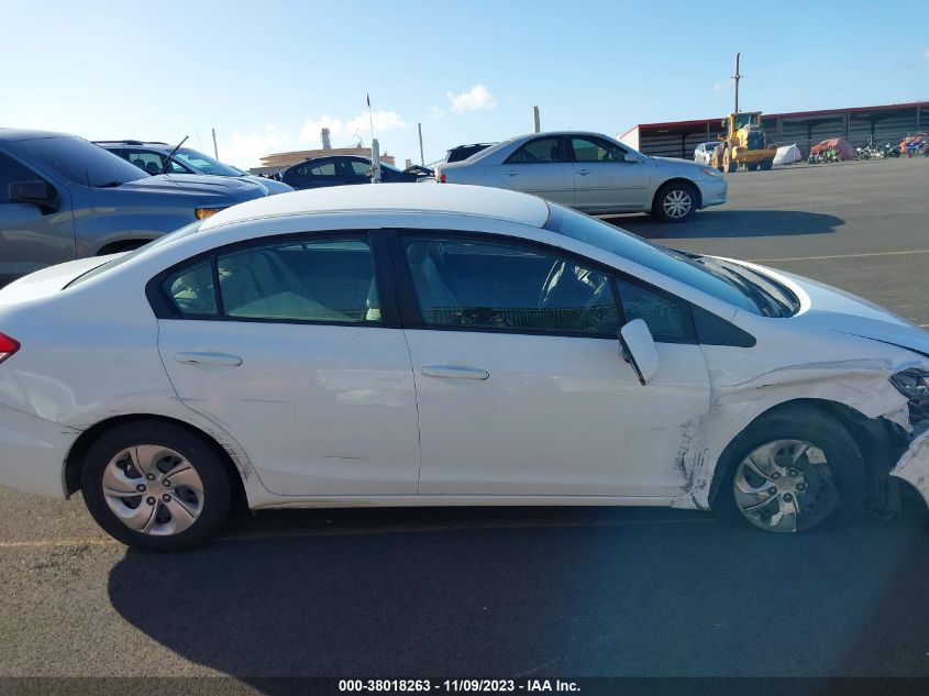 2014 HONDA CIVIC LX - 19XFB2F53EE065555