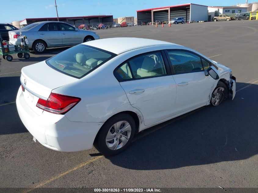2014 HONDA CIVIC LX - 19XFB2F53EE065555