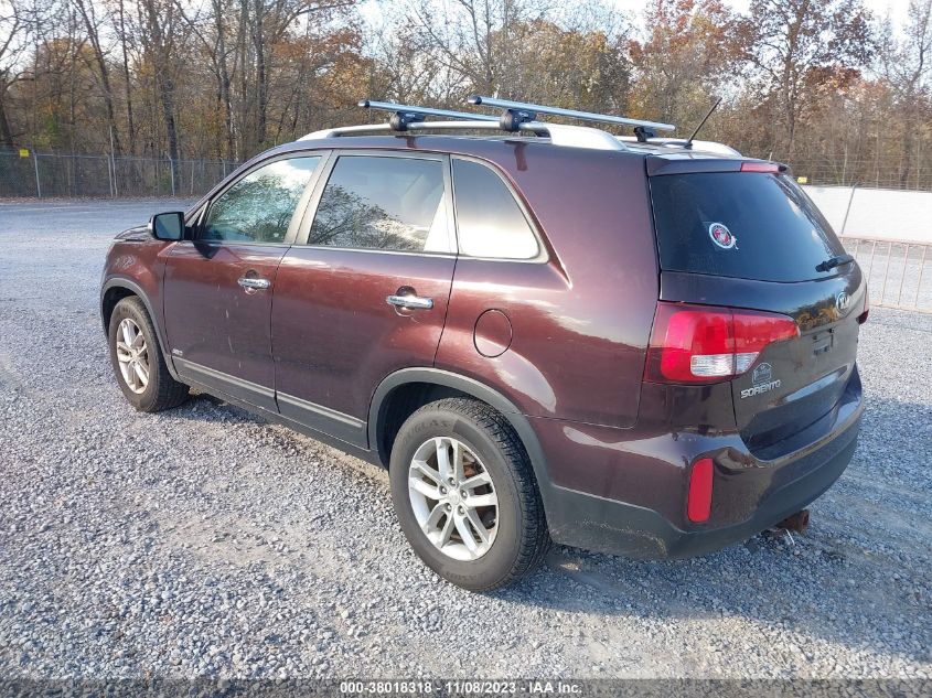 2015 KIA SORENTO LX V6 - 5XYKTDA74FG606486