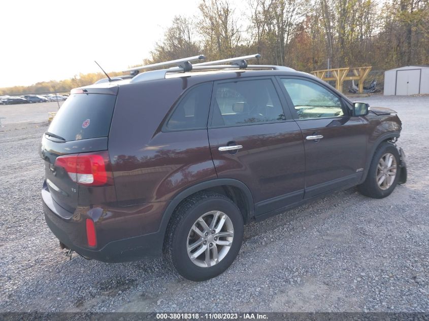 2015 KIA SORENTO LX V6 - 5XYKTDA74FG606486