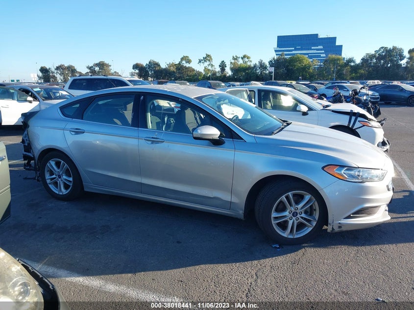 VIN 3FA6P0HD1JR154382 2018 FORD FUSION SE