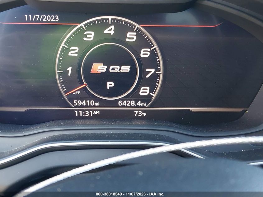 2020 AUDI SQ5 PREMIUM PLUS TFSI QUATTRO TIPTRONIC WA1B4AFY3L2001842