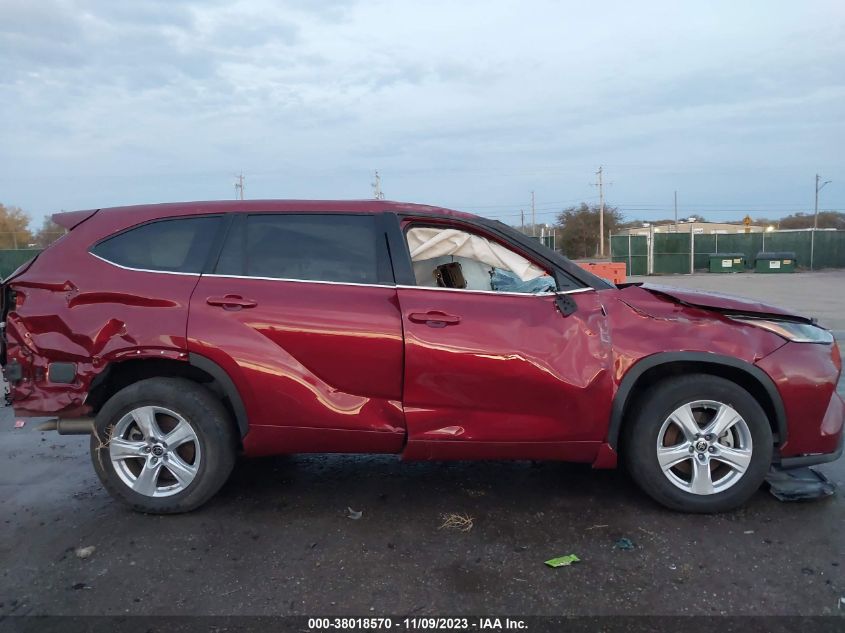 2021 TOYOTA HIGHLANDER LE - 5TDZZRAH3MS528950