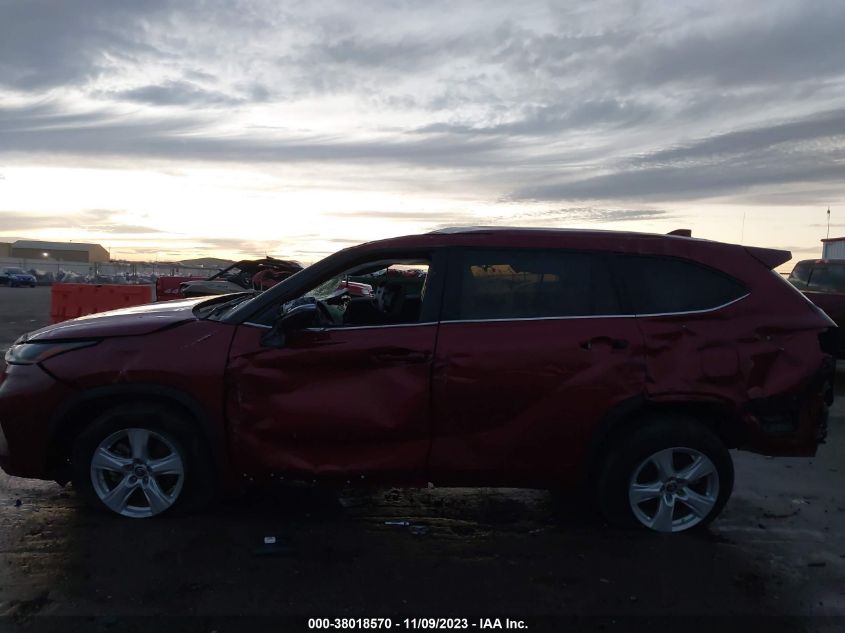 2021 TOYOTA HIGHLANDER LE - 5TDZZRAH3MS528950