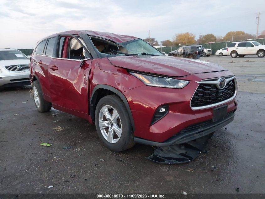 2021 TOYOTA HIGHLANDER LE - 5TDZZRAH3MS528950