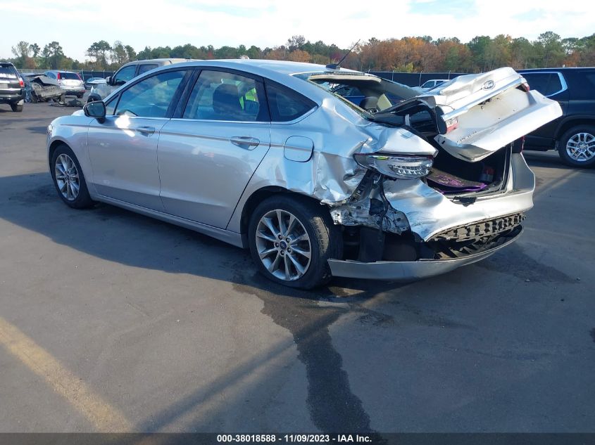 2017 FORD FUSION SE - 3FA6P0H72HR148675