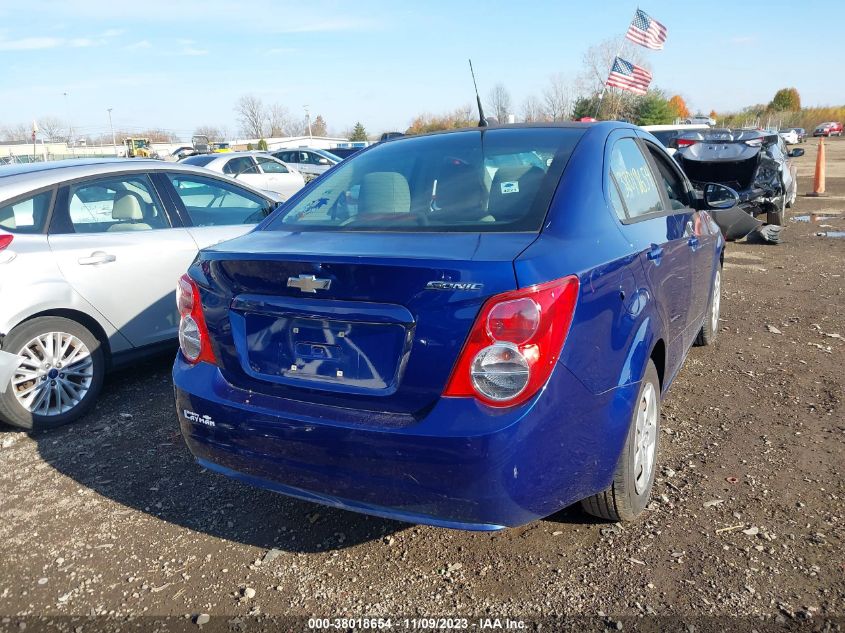 2013 CHEVROLET SONIC LS AUTO - 1G1JA5SH5D4111572