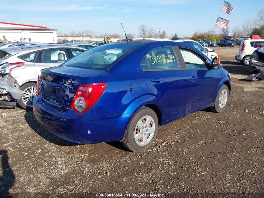 2013 CHEVROLET SONIC LS AUTO - 1G1JA5SH5D4111572