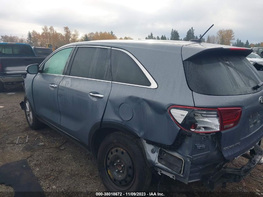 2020 KIA SORENTO S - 5XYPG4A56LG619678