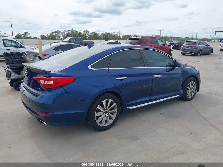 VIN 5NPE34AF5HH475780 2017 HYUNDAI SONATA SPORT