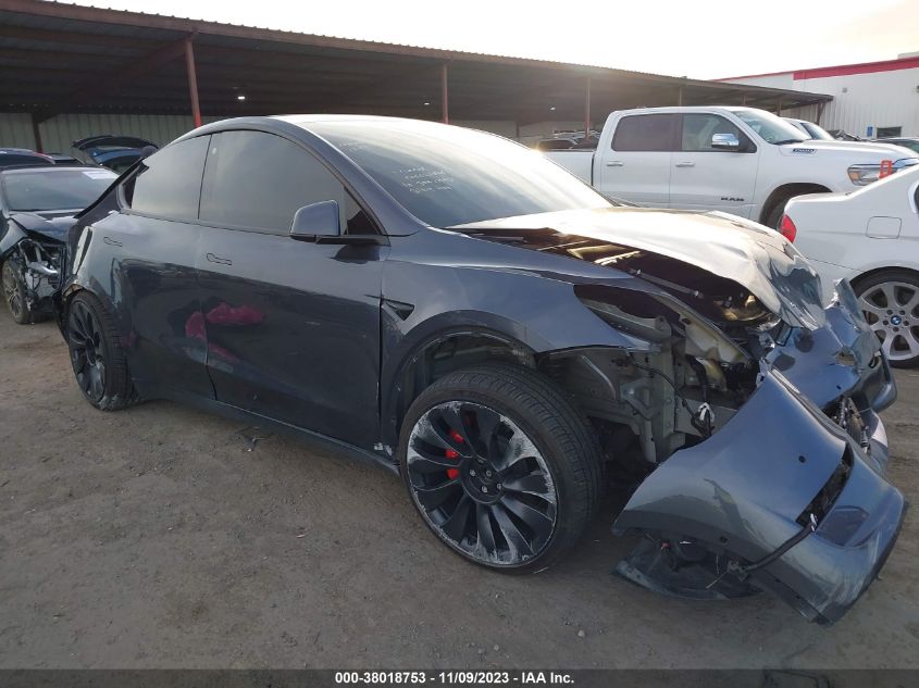 7SAYGDEF1NF556493 TESLA MODEL Y PERFORMANCE DUAL MOTOR 2022