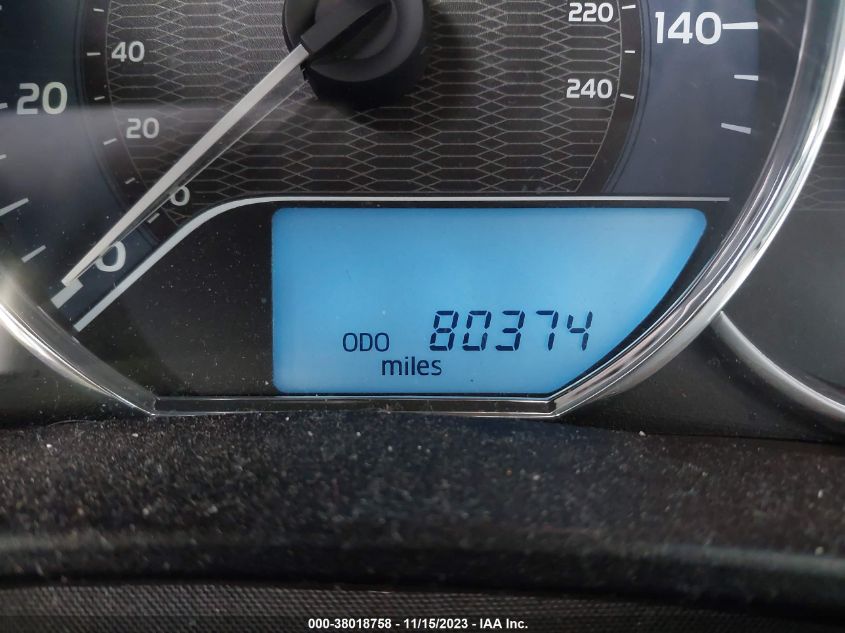 2016 TOYOTA COROLLA LE - 2T1BURHEXGC714767