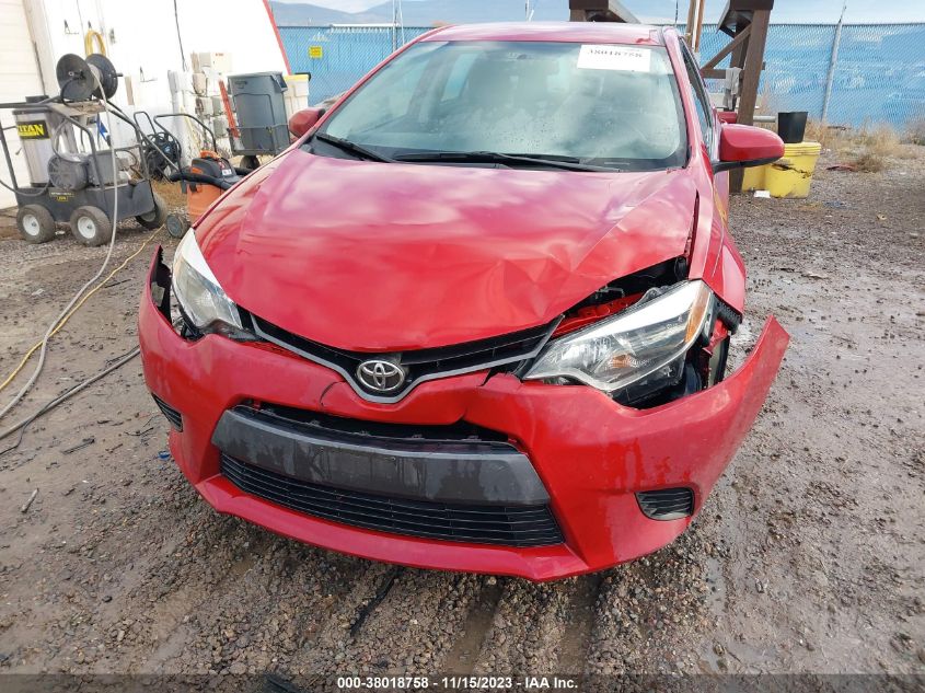 2016 TOYOTA COROLLA LE - 2T1BURHEXGC714767