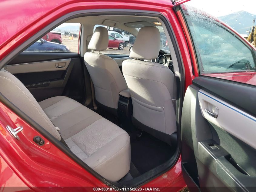 2016 TOYOTA COROLLA LE - 2T1BURHEXGC714767