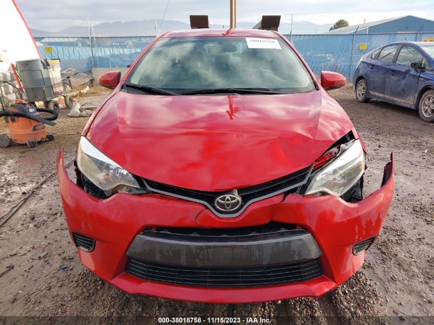 2016 TOYOTA COROLLA LE - 2T1BURHEXGC714767