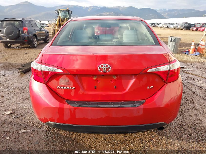 2016 TOYOTA COROLLA LE - 2T1BURHEXGC714767