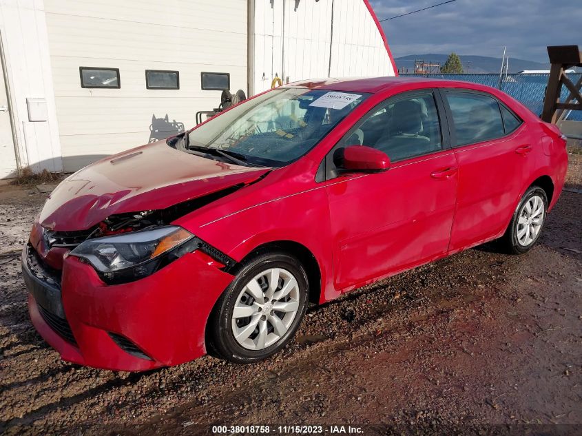 2016 TOYOTA COROLLA LE - 2T1BURHEXGC714767