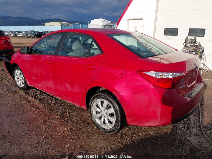 2016 TOYOTA COROLLA LE - 2T1BURHEXGC714767