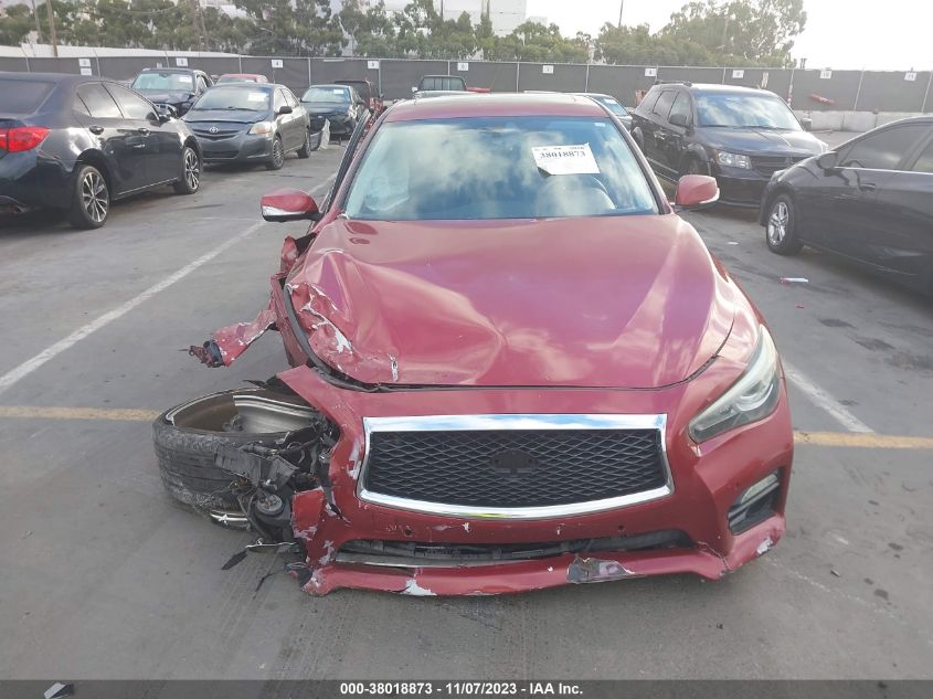2014 INFINITI Q50 HYBRID SPORT - JN1AV7AP4EM691384