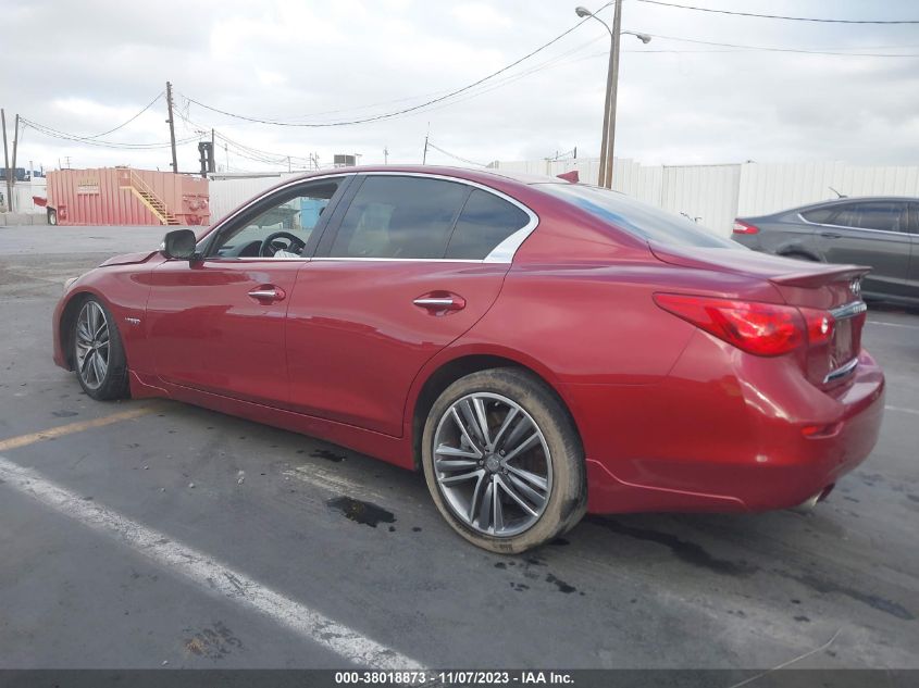 2014 INFINITI Q50 HYBRID SPORT - JN1AV7AP4EM691384