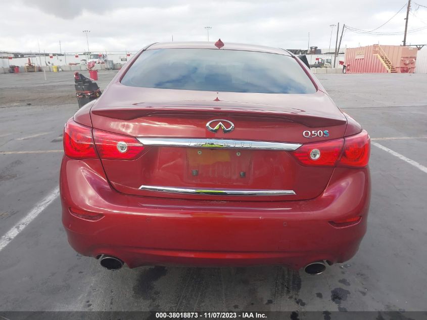 2014 INFINITI Q50 HYBRID SPORT - JN1AV7AP4EM691384