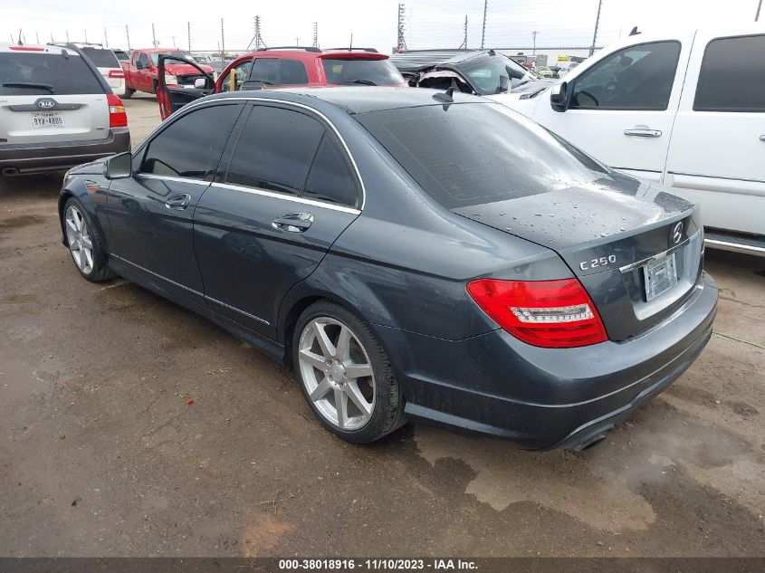 2014 MERCEDES-BENZ C 250 SPORT/LUXURY WDDGF4HBXEA952778