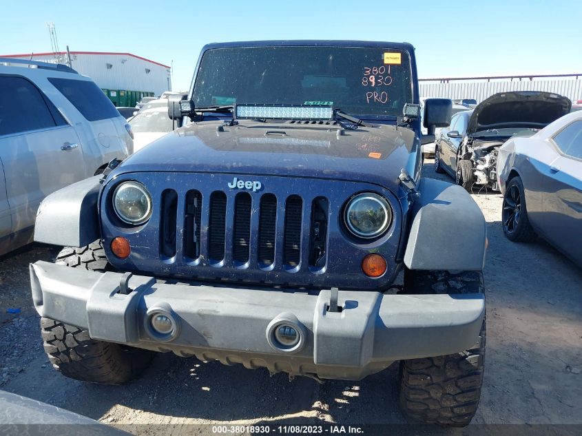 2013 JEEP WRANGLER UNLIMITED SPORT - 1C4BJWDG1DL601163