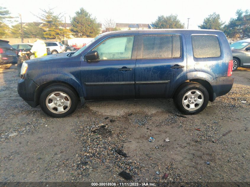 2014 HONDA PILOT LX - 5FNYF4H28EB002005