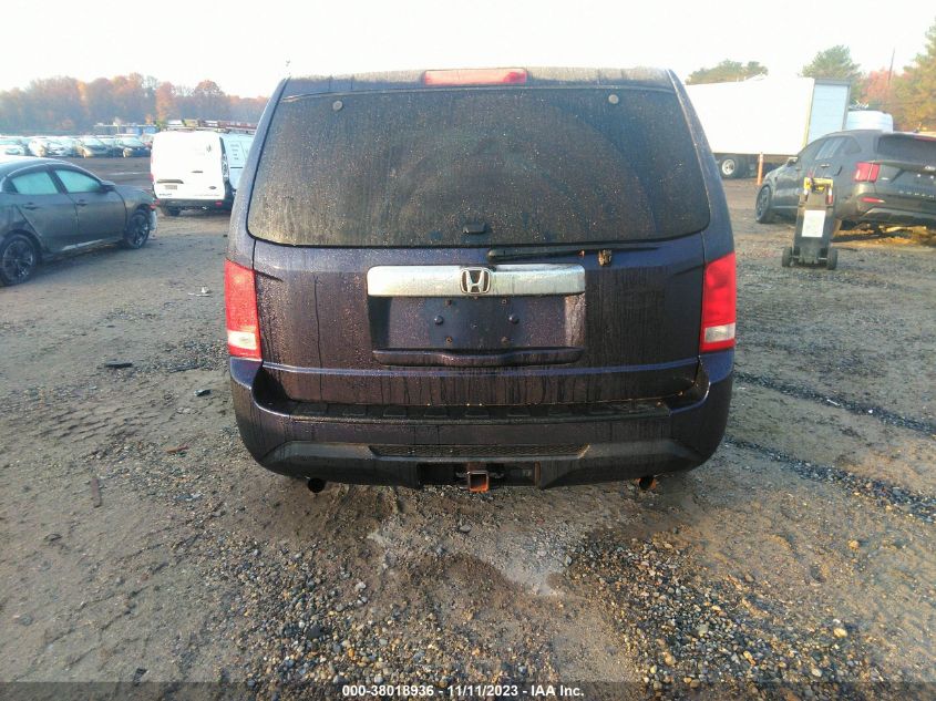 2014 HONDA PILOT LX - 5FNYF4H28EB002005