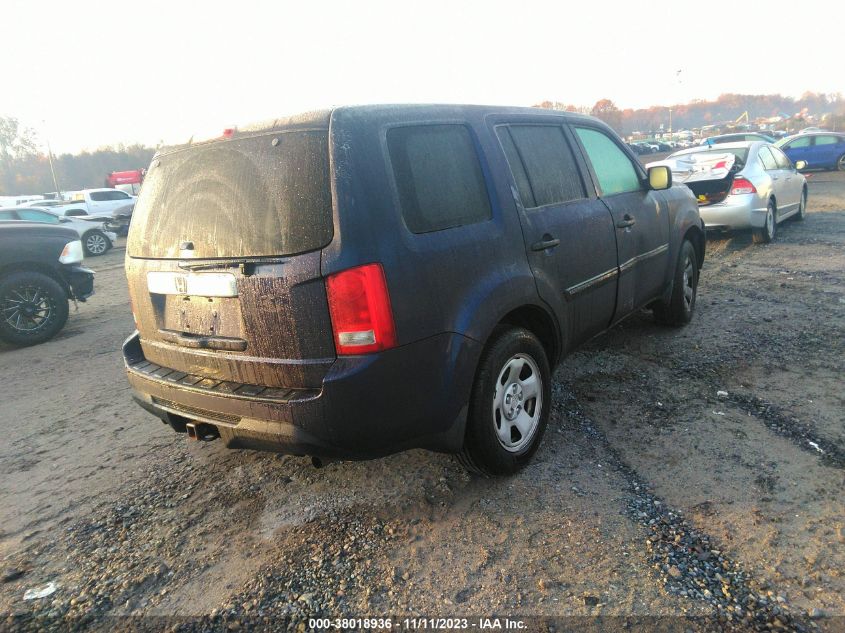 2014 HONDA PILOT LX - 5FNYF4H28EB002005