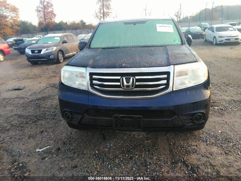 2014 HONDA PILOT LX - 5FNYF4H28EB002005