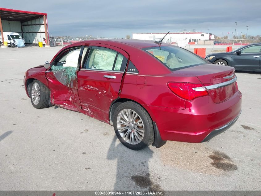 2013 CHRYSLER 200 LIMITED - 1C3CCBCGXDN524651
