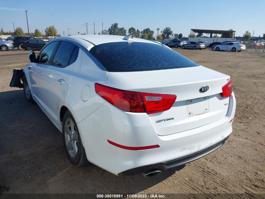 2015 KIA OPTIMA LX - 5XXGM4A79FG369162