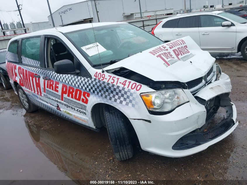 2016 DODGE GRAND CARAVAN SE - 2C4RDGBG3GR103444