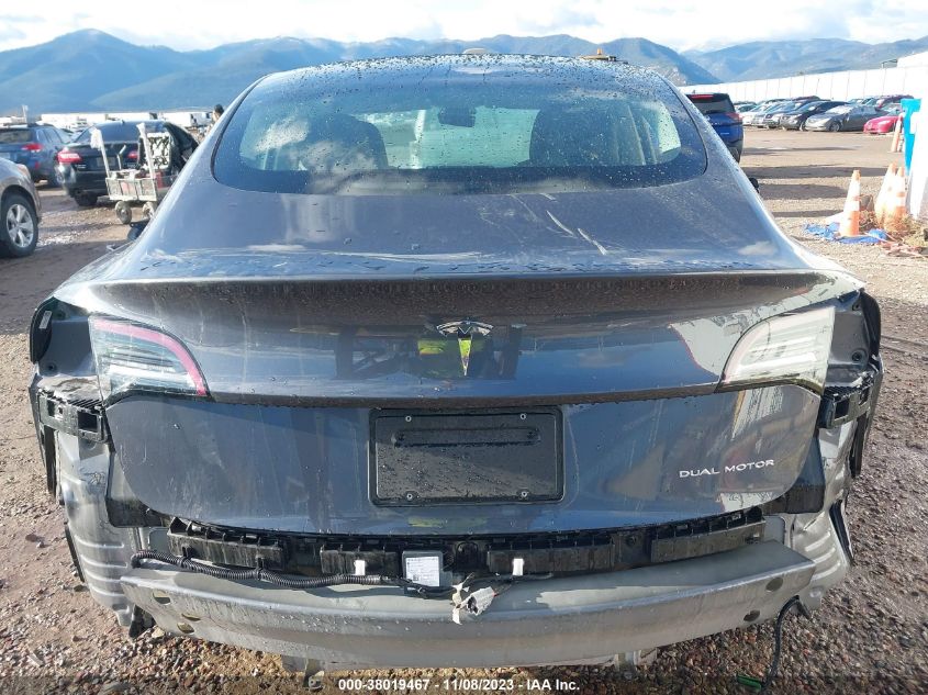2022 TESLA MODEL 3 LONG RANGE DUAL MOTOR - 5YJ3E1EB8NF274800